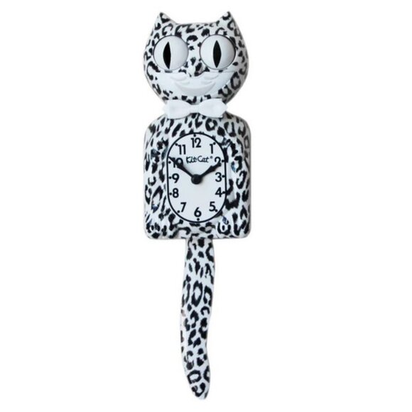 Kit-Cat Klock Other - Exotic Pet Collection Snow Leopard Kit-Cat Klock clock